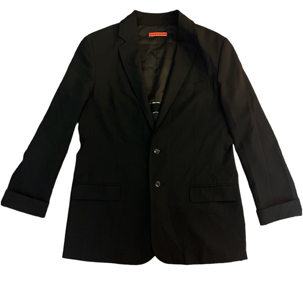 Beautiful Alice & Olivia Black Blazer Suit Jacket